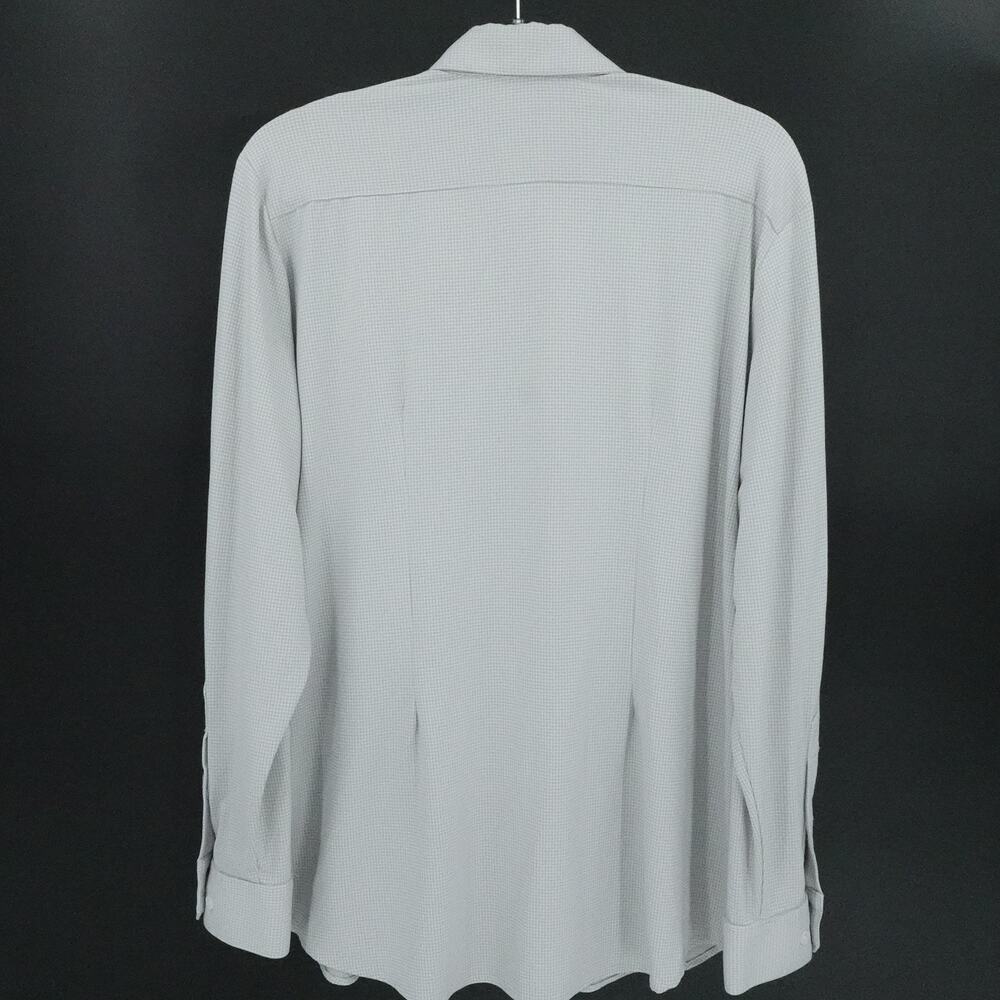 Mizzen + Main Shirt Mens 2XL‎ Trim Fit Gray Spinnaker Collection Button Up USA - Picture 3 of 16